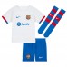 Tanie Strój piłkarski Barcelona Andreas Christensen #15 Koszulka Wyjazdowej dla dziecięce 2023-24 Krótkie Rękawy (+ szorty)